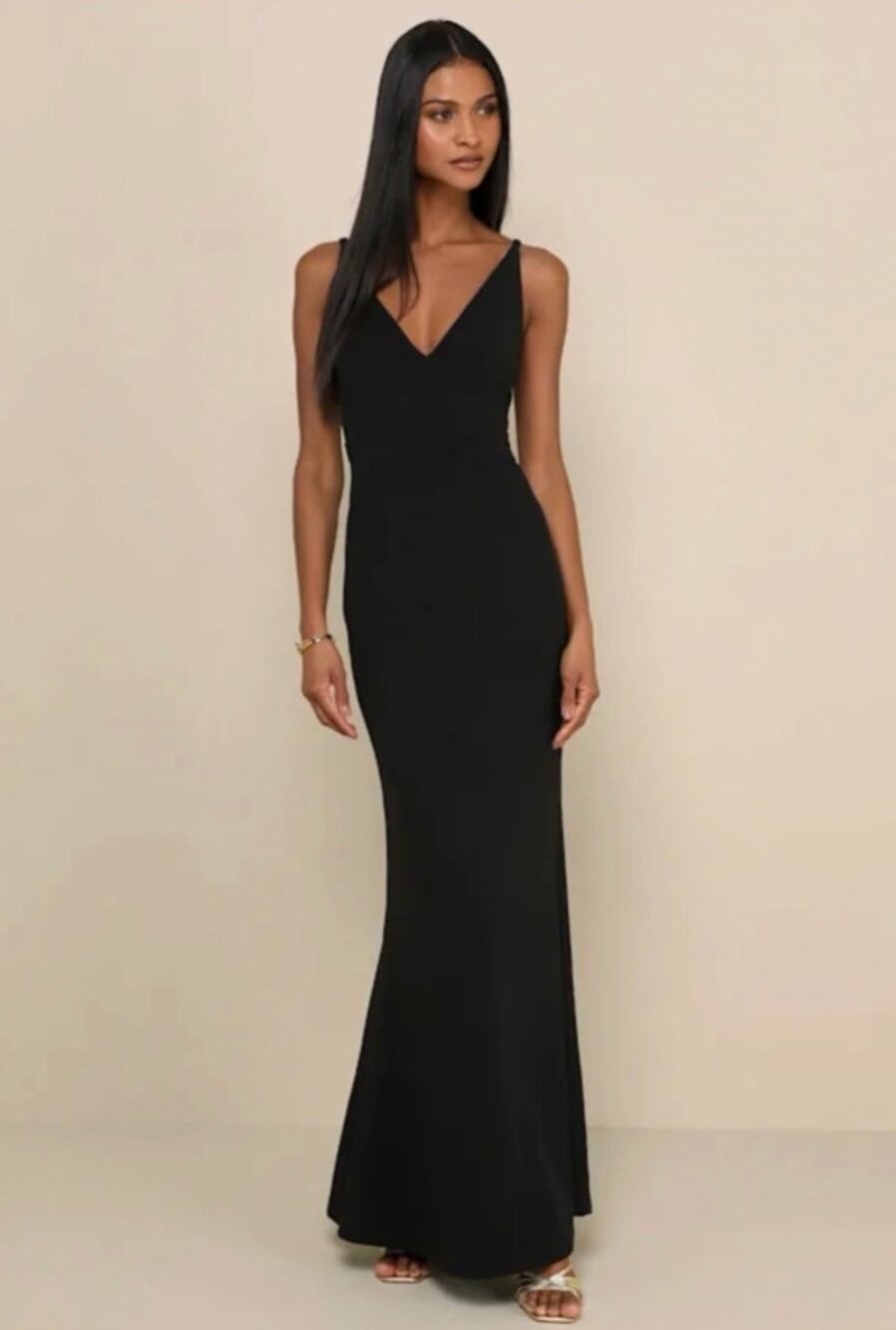 Lulu's L Melora Black Sleeveless Dress